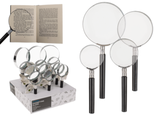 Magnifying Glass, 4 sizes assorted,