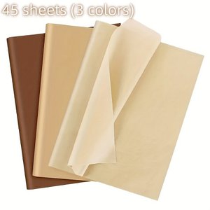 45 sheets (3 colors) solid color thin paper, 50.8 * 35.56 cm