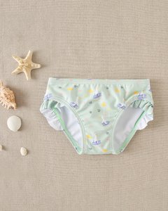 Aqua Green Baby Girl's Romper Suit met ganzen print M199-23505042