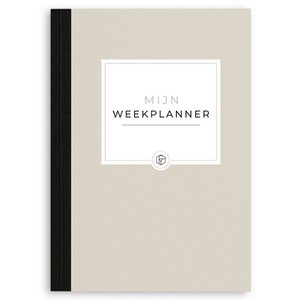 Fyllbooks Mijn Weekplanner - Datumloos - Beige