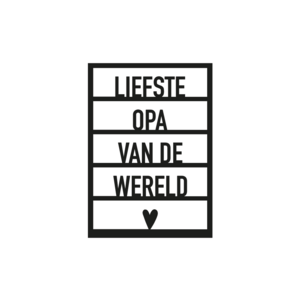Kaart Vaderdag "Liefste opa van de wereld" 