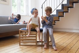 Høj stol, læringstårn, bænk (alt-i-én)