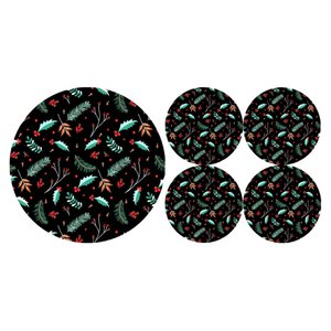 Holly Set Platzteller+Untersetzer aus Filz Bertoni