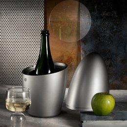 WEGG METAL - Vin- og Champagnekøler med Gel Bags Kit