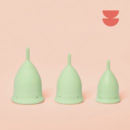 guddommelig menstruationskop I Hård l Forårssymfoni l størrelse S