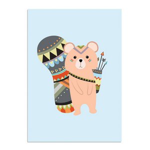 Beertje - Indianen stijl - Tribal