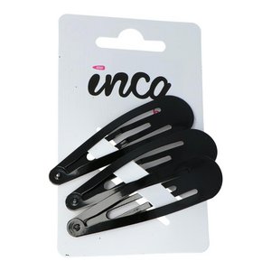 Set van 3 Clips - Haarspelden - 7 cm - Zwart