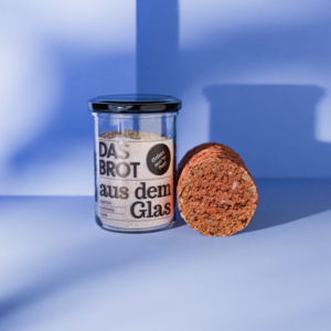 Bread baking mix in the glass "Grüezi Aus'm Pott" (200 g)