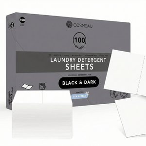 Cosmeau darker and black laundry detergent sheets