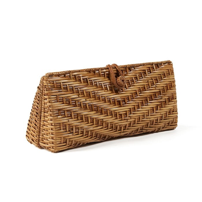 De macrame -koppeling - zwart