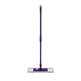 Mery Microfibre Mop with Stick, Painted Steel, Purple and Lilac, 45 x 15 x 80-140 cm, Laundry Supplies