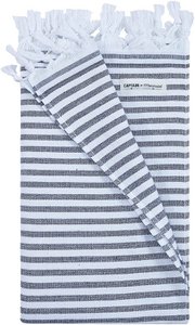 Premium badstof strandlaken 100% katoen 170x90cm marine