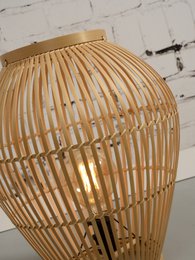 Vloerlamp Tuvalu bamboe naturel, S
