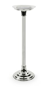 EDZARD Sektkühlerständer / Ständer für Kühler Champagne, schwerversilbert, H 53 cm, Abstellfläche ø 18 cm