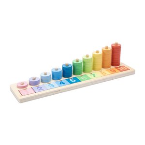 Houten Tel- en Stapelspel voor Kinderen