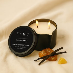 Massagekerzenaroma des Wohlstands, 100 g.