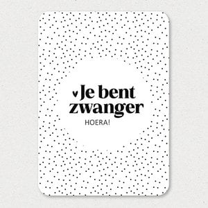 Karte | Du bist schwanger, Hurra
