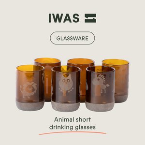 Trinkgläser Animal - Short (6er-Set)