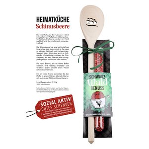 Kooklepel Zwarte Woud genieten H.2 cm