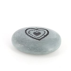 Wierooksticker Kiesel Heart, Palewa Stone