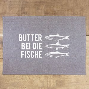 Placemat boter bij de vis