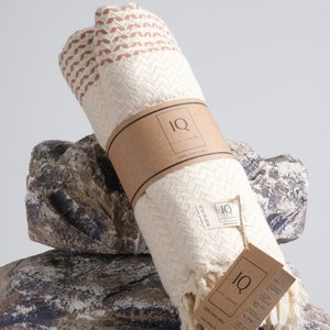 hamamdoek | saunahanddoek | strandlaken | Colombia | Bruin | 180x95 cm