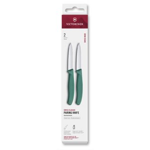Victorinox Schälmesser 2 Stück grün spitz 8cm