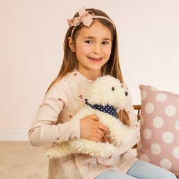 Labradoodle sitting 28 cm - plush toy - soft toy