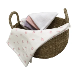 Tetra swaddle 70x70cm mini flowers pink