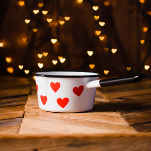 0,9l Emaille-Topf | Liebe