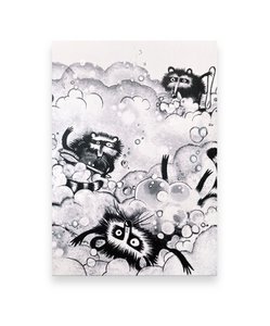 Katerontbijt – Kopie van een ansichtkaart