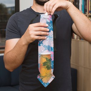Stropdas met drinkzak "Beer Tie" - 570 ml