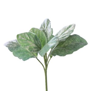 Decoratieve bladtak "salie" groen - pak van 12
