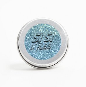 Feiner türkisfarbener Glitzer