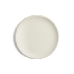  Cream white round dessert plate 16cm ceramic shallow dish tableware