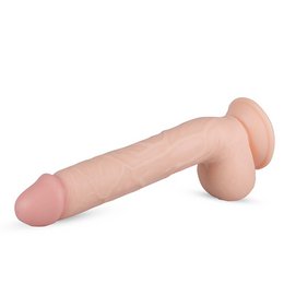 Real Fantasy - Elvin Realistisk Dildo Med Boldsæk - 21 cm