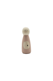 Peg Doll Mom Belly Gravid- Tuureluur Wooden Doll Graviditetsmeddelelse