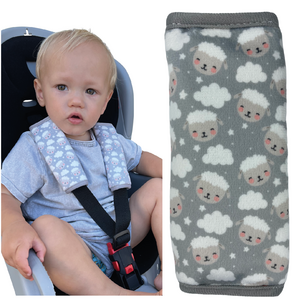 Baby belt protection sheep with clouds