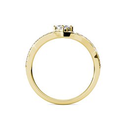 Anello Zinnia - Oro e cristallo
