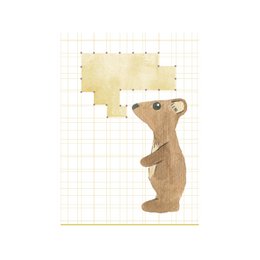 Handicraft set Prick-Stick 'Friends' Prickeln + Sticken