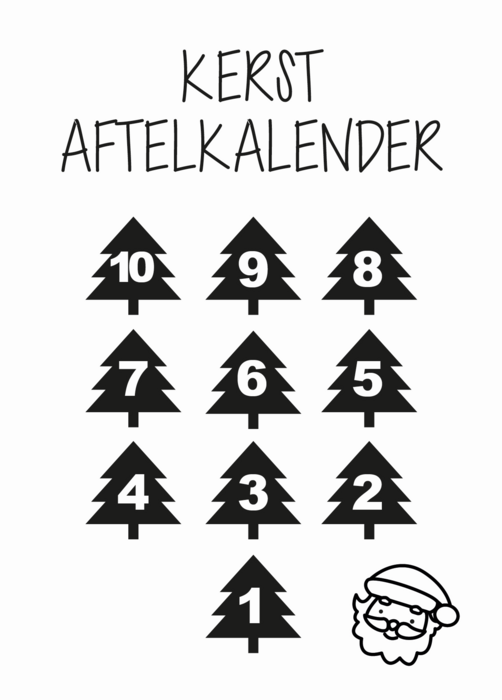 Aftelkalender Kerst