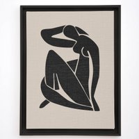 Schweberahmen 60x40 Farbe (Matisse Woman)