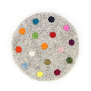 Onderzetters DOTS, vilt