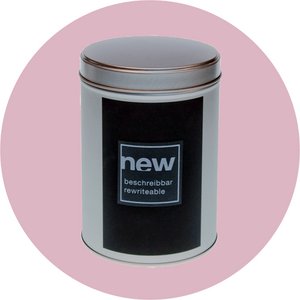 metal box chalk can 200g