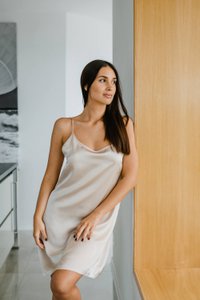Silk Beige Chemise