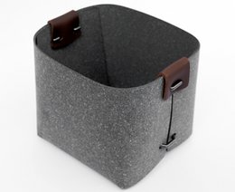 Recycled leather office tray