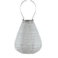 Lumiz Solar Lampion Paisley Tulip - 20cm - Zilver