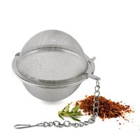 Teebrüher Kugel aus Edelstahl Ø 6,5 cm