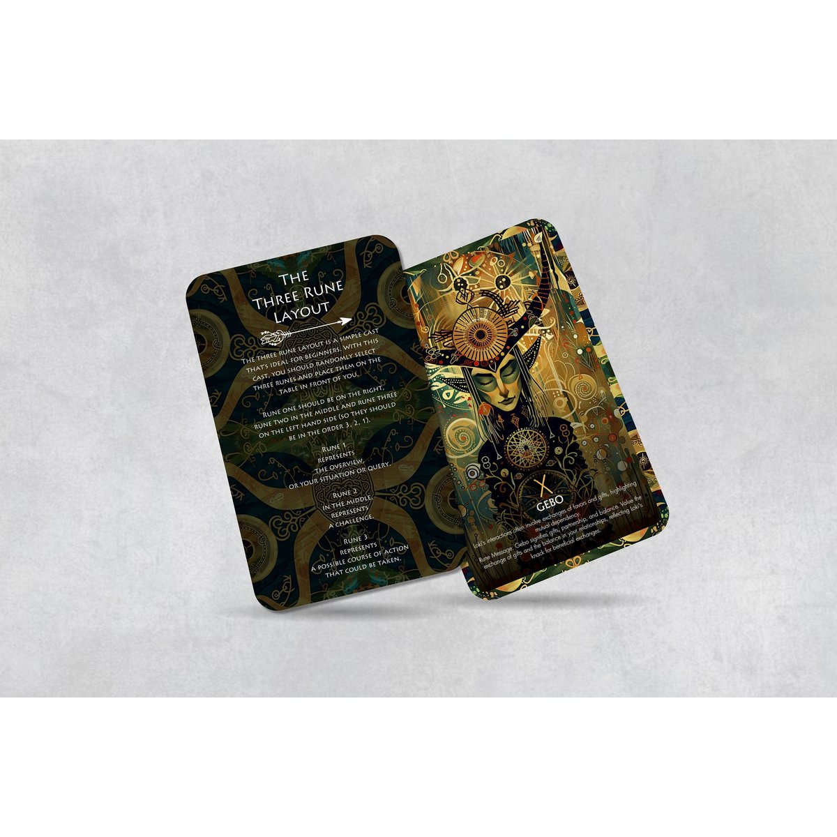 De Runen van Loki - 26 kaarten - Runen Orakel - Orakel Dek - Waarzeggerij -  Waarzeggerijhulpmiddelen - Orakel Cadeau, image size:1200x1200