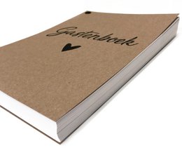 Guestbook entry cards 50 pers. - Kraft